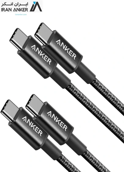 کابل شارژر Anker New Nylon USB-C to USB-C